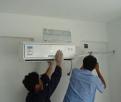 深圳龙岗空调安装公司家用空调安装安后怎样排空气